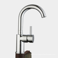 Factory sell brass chrome rotatable faucets CE approval mixer basin taps